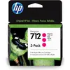 Image de HP, Cartouche d'impression, 712 Paquet de 3 (M)