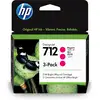 Image de HP Pack de 3 cartouches d'encre DesignJet 712, magenta, 29 ml 3ED78A