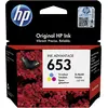 Image de HP, Cartouche d'impression, 653 Cartouche d'encre originale tri-couleur Advantage (C, M, Y)