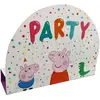 Image de Amscan, Carte de voeux + papier à lettres, 8 sets d'invitation Peppa Pig (8 pcs)
