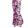 Image de Pantalon Rainbow Tie Dye Flares - Femme - L - 40/42 Amscan