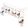 Image de nappe plastique poney chevaux fleurs 120x180cm - amscan 9909877
