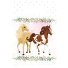 Image de 8 sachets cadeaux poney chevaux fleurs - amscan 9909883