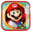 Image de Amscan planches de fête Super Mario 23 x 23 cm 8 pièces