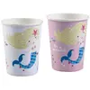 Image de Riethmüller, Vaisselle de pique-nique, 8 gobelets Be A Mermaid papier 250ml (8x)