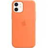Image de Apple Coque en silicone (Apple iPhone 12 mini), Coque pour téléphone portable, Orange