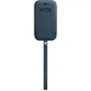 Image de Apple Housse en cuir avec MagSafe (Apple iPhone 12 mini), Coque pour téléphone portable, Bleu