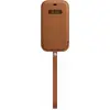 Image de Apple Housse en cuir avec MagSafe (Apple iPhone 12, Apple iPhone 12 Pro), Coque pour téléphone portable, Marron