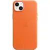 Image de Apple Étui en cuir avec MagSafe (Apple iPhone 14 Plus), Coque pour téléphone portable, Orange