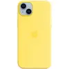 Image de Apple Étui en silicone avec MagSafe (Apple iPhone 14 Plus), Coque pour téléphone portable, Jaune
