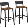 Image de Vasagle, Tabouret de bar, Bar Stool (2 pièces)