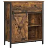 Image de Vasagle, Commode + buffet, Buffet, LSC100B01 marron 70,0 x 30,0 x 80,0 cm (30 x 70 x 80 cm)
