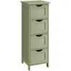 Image de Songmics, Armoire de salle de bain, Meuble d'appoint de style champêtre (30 x 30 x 82 cm)