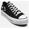 Image de Baskets Converse Chuck Taylor All Star Lift Ox pour Femme Noir 36