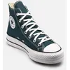 Image de Chuck Taylor All Star Lift Hi W par Converse Vert 36 Femme