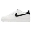 Image de Baskets Nike Air Force 1 GS Blanc Noir Enfants CT3839-100 36 white
