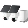 Image de eufy SoloCam E42 2-Cam kit (HomeBase S380) (3840 x 2160 pixels), Caméra réseau, Blanc