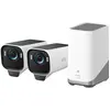 Image de eufy Kit Eufycam S3 Pro 2 (3840 x 2160 pixels), Caméra réseau, Blanc