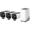 Image de eufy eufyCam S3 Pro + HomeBase 3er Set (3840 x 2160 pixels), Caméra réseau, Blanc