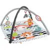 Image de Fisher-Price, Tapis d'éveil + arche d'activité, Couverture de jeu contrastée Amis des animaux
