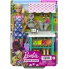 Image de Barbie "Fun at the farm" (S'amuser à la ferme) Set de jeu marché fermier, -poupée (blonde), stand de