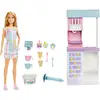 Image de Barbie Ice Cream Shop Playset, poupée et accessoires