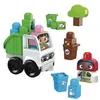 Image de Jeu d'assemblage Camion de Tri et de Collecte Mega Bloks Green Town Fisher-Price Multicolore