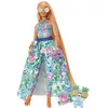Image de Barbie Extra Fancy Poupée Chic aux Cheveux Longs avec Accessoires Mattel Multicolore
