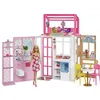 Image de Coffret Maison de Poupée à 2 niveaux avec Poupée Barbie et Accessoires Mattel Multicolore