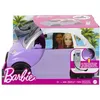 Image de Voiture de poupée - Barbie - HJV36 - Transformable en cabriolet - Lilas et Blanc - 2 pièces