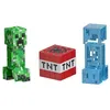 Image de Minecraft Diamond Level Figurine Creeper avec son Arme Bloc TNT et Accessoires Mattel Multicolore