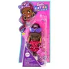 Image de Mattel - Barbie Extra Mini Minis - HLN47 - Poupée articulée 8.5 cm avec robe à volant rouge
