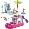 Image de Jeu de construction Bateau de rêve à Malibu Barbie 26 cm