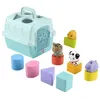 Image de Fisher-Price-Trieur Caisse de Transport d'Animaux-Trieur 8 blocs HTW93