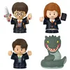 Image de Pack Harry Potter 4 Mini Figurines Fisher-Price Little People Collector Chambre des Secrets 6 cm