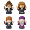 Image de Pack de figurines Harry Potter 4 mini figurines Fisher-Price Little People Collector École des Sorciers 6 cm