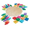 Image de Fisher-Price-Puzzle Mandala En Bois-Puzzle 40 Pieces Motif Géométrique Hxt94
