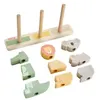 Image de Fisher-Price-Animaux en Bois a Empiler et Trier, 10 pieces HXV04