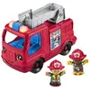 Image de Little people-camion de pompiers version multilingue HYR88