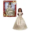 Image de Barbie Poupée Joyeu Noël Poupée châtain JBH97