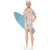 Image de Barbie The Movie Signature Poupée Ken avec planche de surf