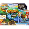 Image de Hot Wheels Hot Wheels-Coffret RacerVerse Jurassic World-avec dinosaure et piste