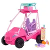 Image de Coffret Buggy Détective - MATTEL - Barbie - 4 poupées - Accessoires plage - Rose vif