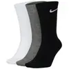 Image de Nike, Hommes, Chaussettes, Everyday Lightweight Pack De 3 Chaussettes, Gris, (Lot de 3, M)