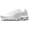 Image de Nike Air Max Plus Triple White Baskets Femme Platine Pur DM2362-100 36.5