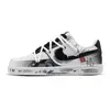 Image de Nike Court Vision 1 Fu Ma Fête du Printemps Amorti Thermique Basse Tige Chaussures de Skateboard Homme Noir Blanc DH2987-101(Team965-) 45