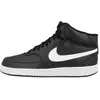 Image de Nike, Hommes, Baskets, Court Vision Mid Next Nat Black/White-Black 9.5, Noir, (43)