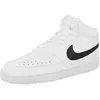Image de Nike, Hommes, Baskets, COURT VISION MID NEXT NAT WHITE/BLACK-WHITE Taille : 9, Blanc, (42.5)