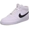 Image de Nike, Hommes, Baskets, COURT VISION MID NEXT NAT WHITE/BLACK-WHITE Taille : 10, Blanc, (44)