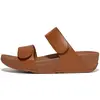 Image de Fitflop, Femmes, Sandales, Lulu Adjustable Leather Slides BRUIN - Maat 36, Marron, (36)
